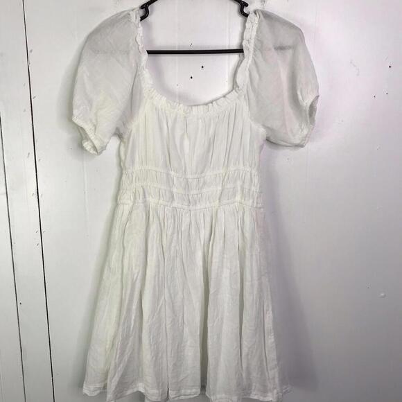 BP Nordstrom Dress Womens Small Milkmaid Cottagecore Angel Natural Cotton - Picture 4 of 8